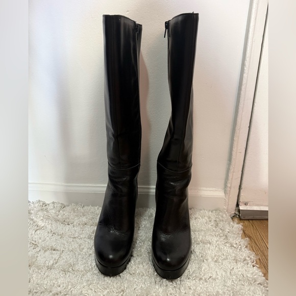 Steve Madden Shoes - Steve Madden Azura Womens Leather Tall Knee-High Boots